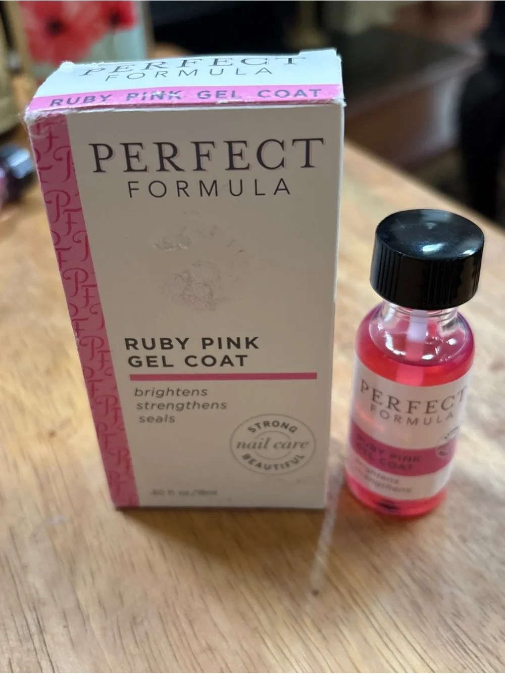 Perfect Formula Ruby Pink Gel Coat - Strengthening Nail Treatment